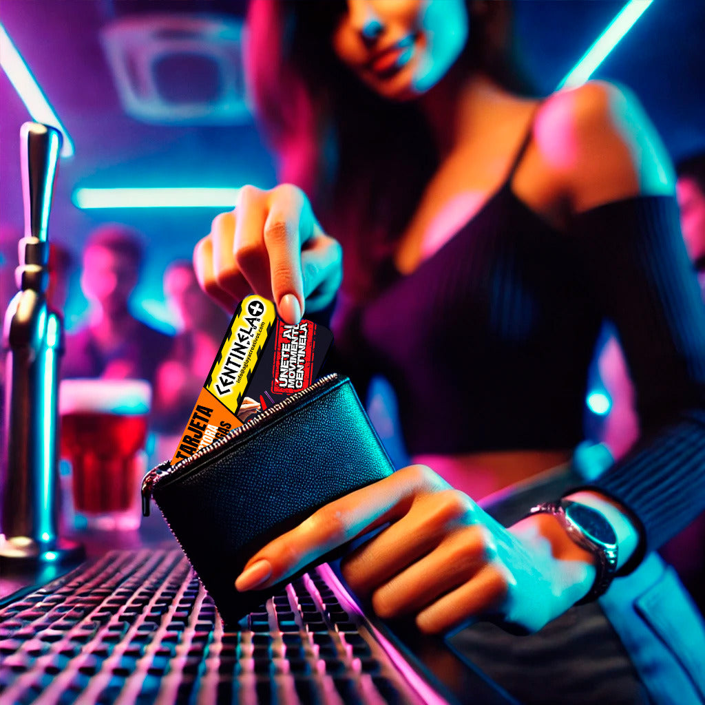 Tarjeta Centinela Plus - Detector de droga en Bebidas / Seguridad Personal